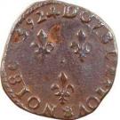 Double Tournois - Henri IV (La Rochelle mint; Latin text)