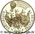 10 Francs (Leon Gambetta; Piedfort Issue)