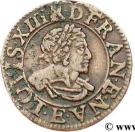 Double Tournois - Louis XIII (Tours mint; 17th type)
