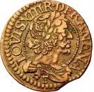 Double Tournois - Louis XIII (Tours mint; 13th type)