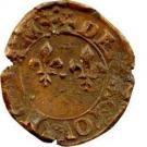 Denier Tournois - Henri III (Lyon; 1st type)
