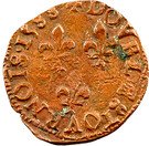 Double Tournois - Henri III (Bordeaux mint; 2nd type)