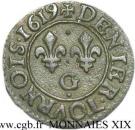 Denier Tournois - Louis XIII (Poitiers; 1st type)