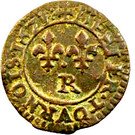 Denier Tournois - Louis XIII (Villeneuve; 2nd type)