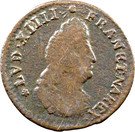 2 Deniers - Louis XIV