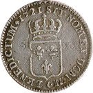 ⅙ Ecu - Louis XV