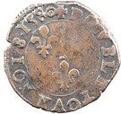 Double Tournois - Henri III (Rennes mint)