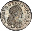 ¼ Ecu - Louis XV