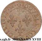 Double Tournois - Louis XIII (Bordeaux mint; 7th type)