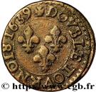 Double Tournois - Louis XIII (La Rochelle mint; 7th type)