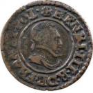 Denier Tournois - Henri III (Saint-Lô; 2nd type)