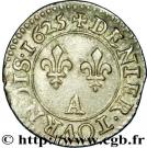 Denier Tournois - Louis XIII (Paris; 2nd type)