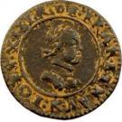 Denier Tournois - Louis XIII (Villeneuve; 1st type)