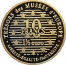 10 Francs / 1½ Euro (Shang Dynasty Elephant)