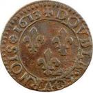 Double Tournois - Louis XIII (Nantes mint; 3rd type)