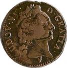 ½ Sol - Louis XV (2nd portrait)