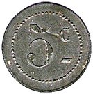 5 Centimes (Crecy en Brie)