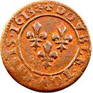 Double Tournois - Louis XIII (Villeneuve mint; 1st type)