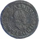 Denier Tournois - Louis XIII (Lyon; 1st type)