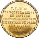 2 Francs - Napoleon I (Trial Strike; Visit to the Mint)
