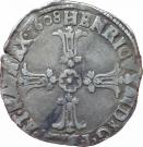 ¼ Ecu - Henri IV (2nd type)