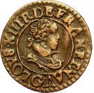 Double Tournois - Louis XIII (Poitiers mint; 2nd type)