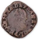 Double Tournois - Henri III (Bayonne mint; left portrait)