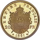 20 Francs - Napoleon III