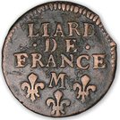 Liard - Louis XIV (aged torso)
