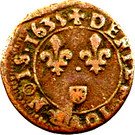 Denier Tournois - Louis XIII (Navarre/Saint-Palais mint)