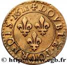 Double Tournois - Louis XIII (Nantes mint; 1st type)