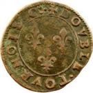 Double Tournois - Henri III (Toulouse mint; Type 1A)
