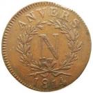 10 Centimes - Napoleon I (Antwerp; Siege Coinage)