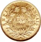 20 Francs - Napoleon III