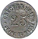 25 Centimes (Crecy en Brie)