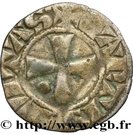 Denier anonymus bléso-chartrain of the county of Chartres - Jean and Jeanne of Châtillon