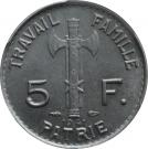 5 Francs - Pétain