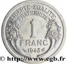 1 Franc - Graziani - Aluminium