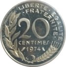 20 Centimes (Piedfort)