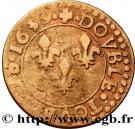 Double Tournois - Louis XIII (Bordeaux mint; 14th type)