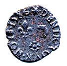 Denier Tournois - Henri III (Dauphiné; Type B)