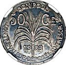 50 Centimes (Essai, Silver)