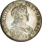 ½ Écu - Louis XIV