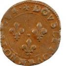 Double Tournois - Henri III (Dijon mint; 3rd type)