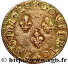 Double Tournois - Louis XIII (La Rochelle mint; 11th type)