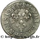 Double Tournois - Louis XIII (Tours mint; 18th type)