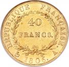 40 Francs - Napoleon I