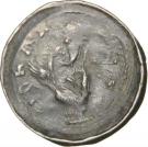 Denier - Johann von Apremont (Bishopric of Metz, 1st type with joint hands and blessing hand)