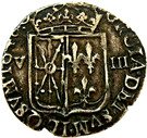 ⅛ Ecu - Louis XIV (Navarre)