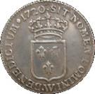 ⅓ Ecu - Louis XV